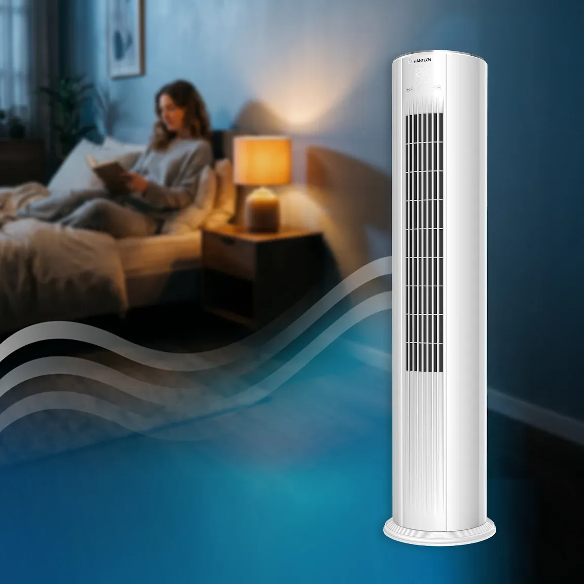 Silent Power: Eye-Catching Circular Floor-Standing Comfort image